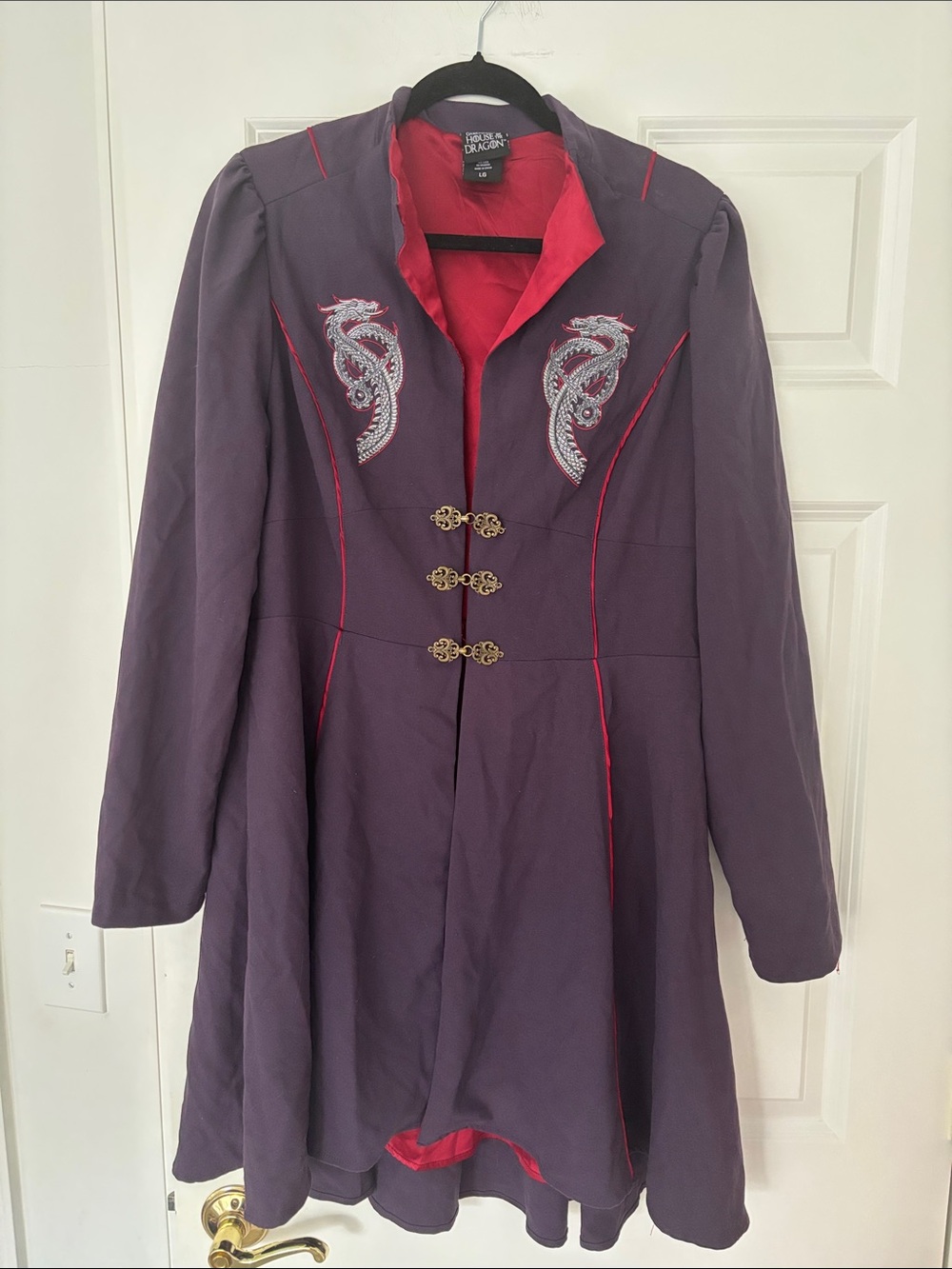 Hot Topic House of the Dragon waistcoat dress or jacket size large